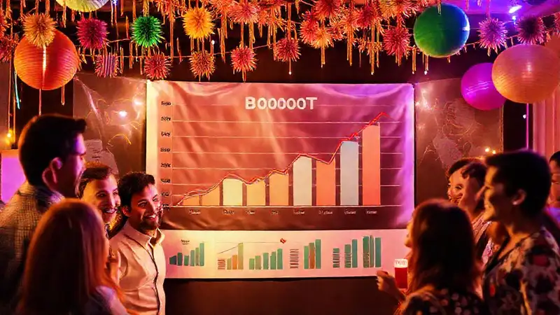 Una celebración financiera y alegre