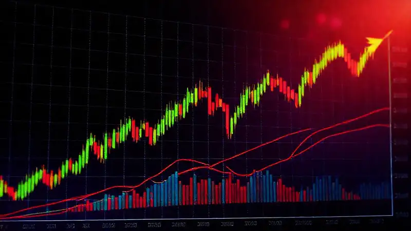 Análisis técnico visualiza tendencias de trading