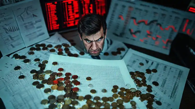 Un contable frustrado analiza datos fallidos
