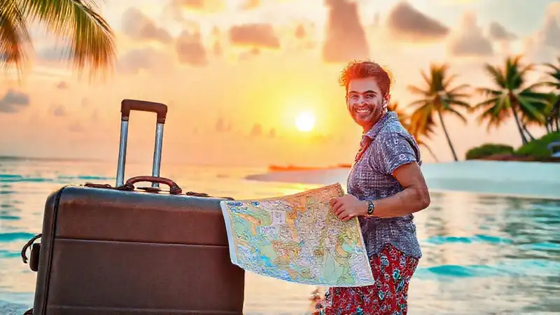 Un matrimonio viaja a la playa