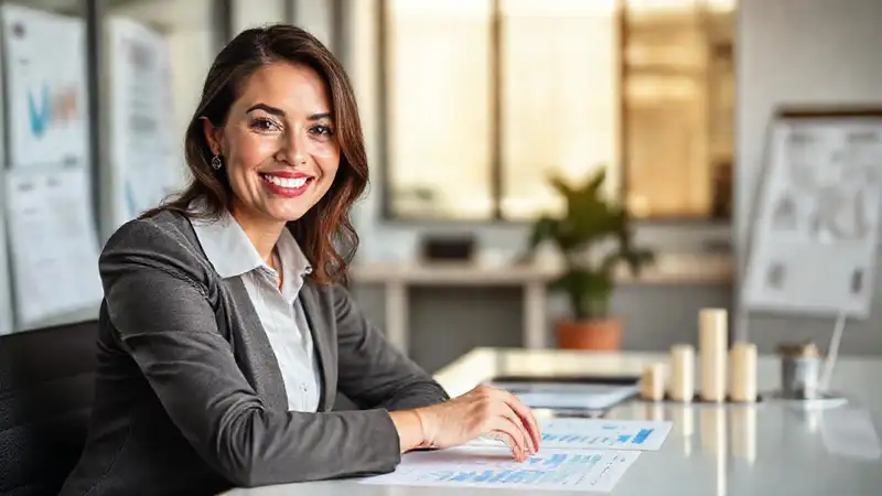 Ella logra éxito con datos y negociación