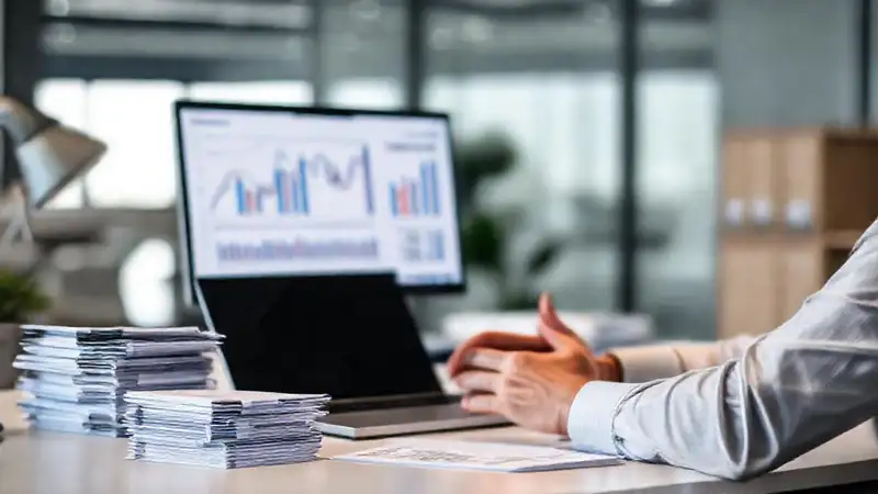 Un escritorio moderno transmite profesional calma