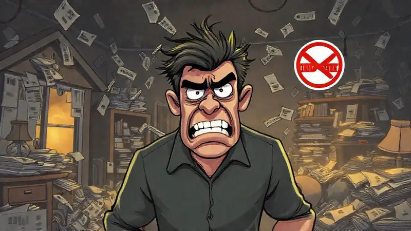 Un hogar desordenado y frustrante se cancela