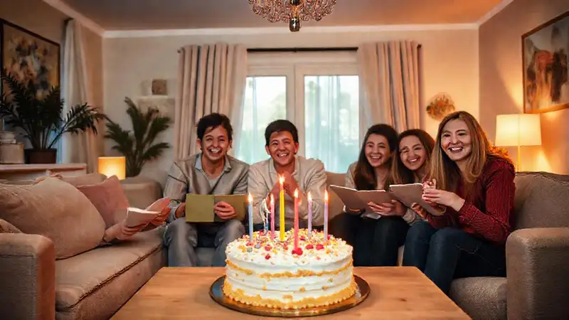 Una celebración alegre y acogedora