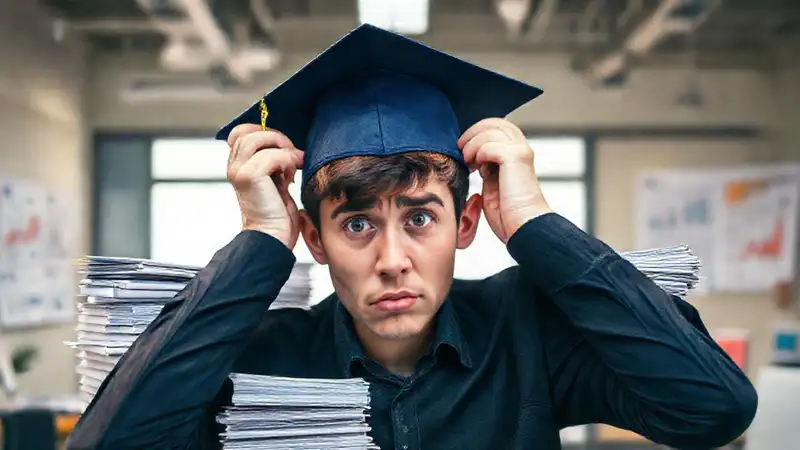 Estudiante endeudado busca un futuro brillante