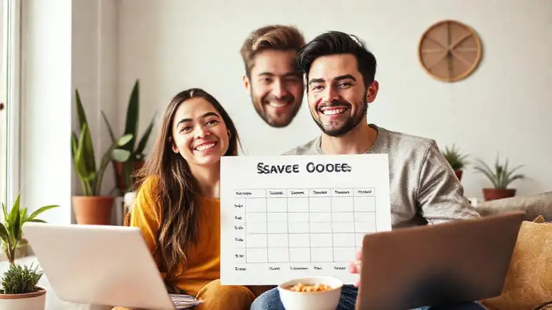 Pareja millennial busca un futuro brillante