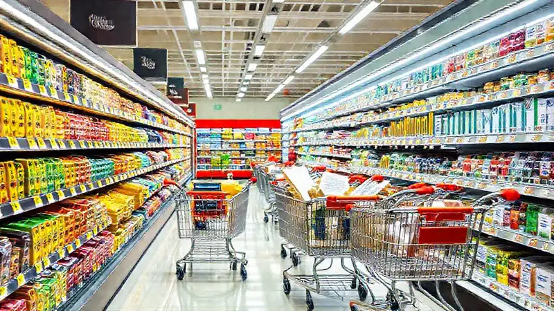 El consumidor compara precios en el supermercado