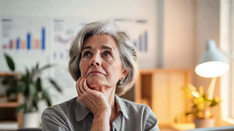 Mujer sabia planea un futuro seguro