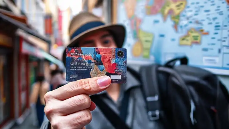 Turista cambia dinero con esperanza