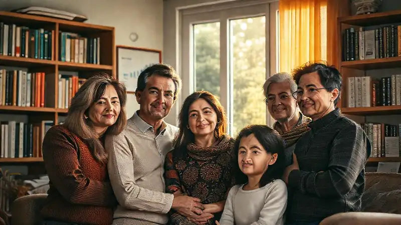Una familia diversa, llena de significado