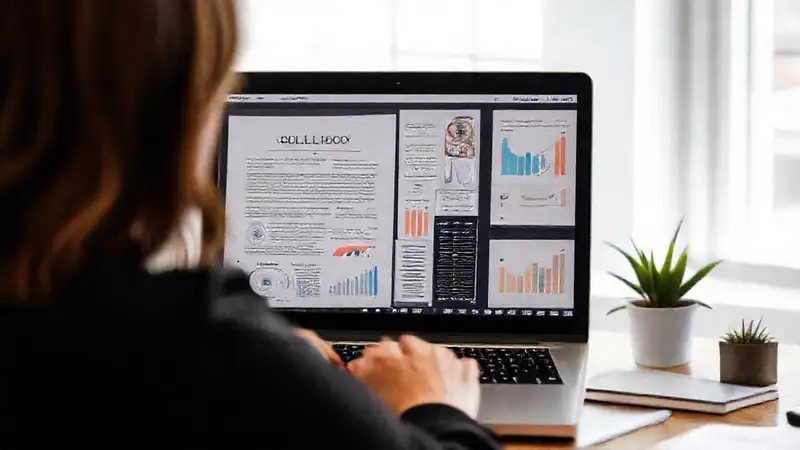 Una mujer profesional triunfa con claridad