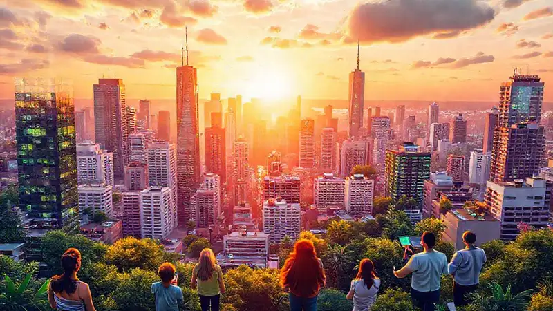 Una ciudad moderna