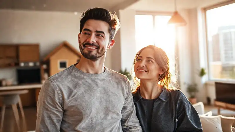 Un dúo millennial busca un hogar minimalista