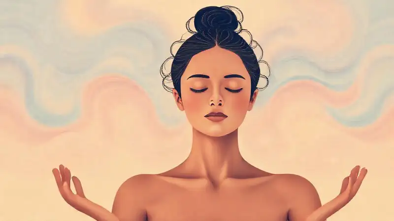Meditación serena con equilibrio emocional