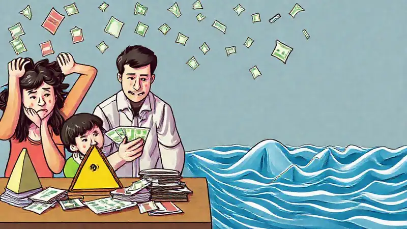 La familia lucha con problemas financieros