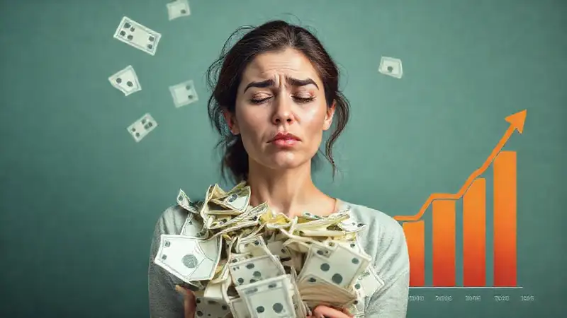 Una mujer busca estabilidad financiera y calma
