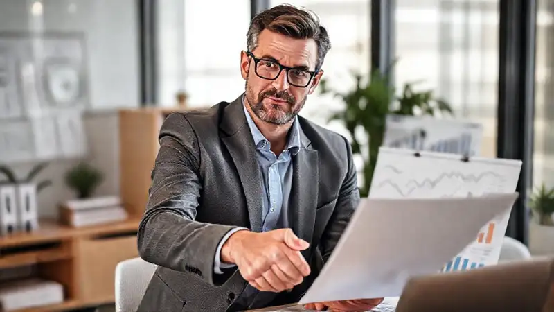 El asesor financiero inspira confianza y decisión