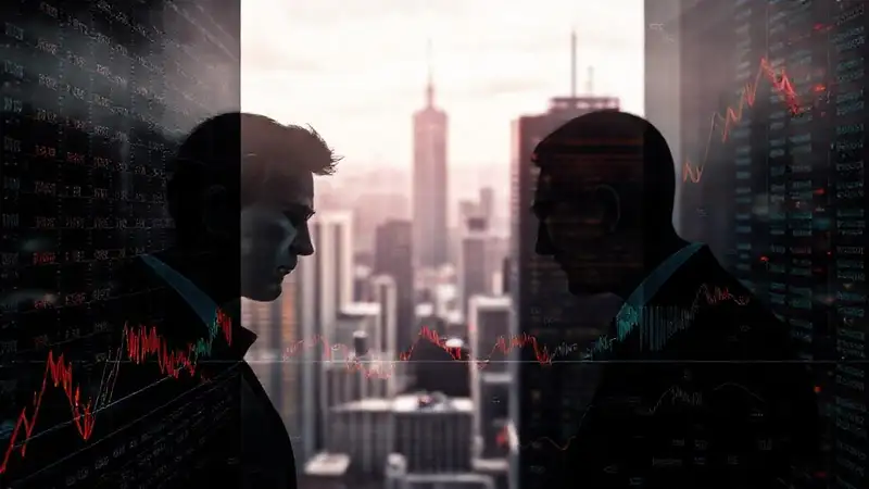 Mercados fluctúan, inversores dudan, cifras abstractas