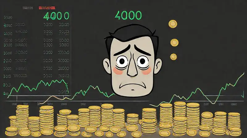 El mercado cae, generando preocupación financiera
