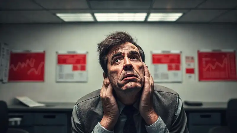 Un hombre afligido busca ayuda desesperadamente