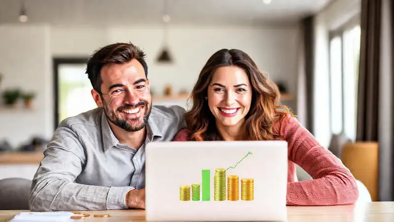 Éxito financiero y felicidad en casa