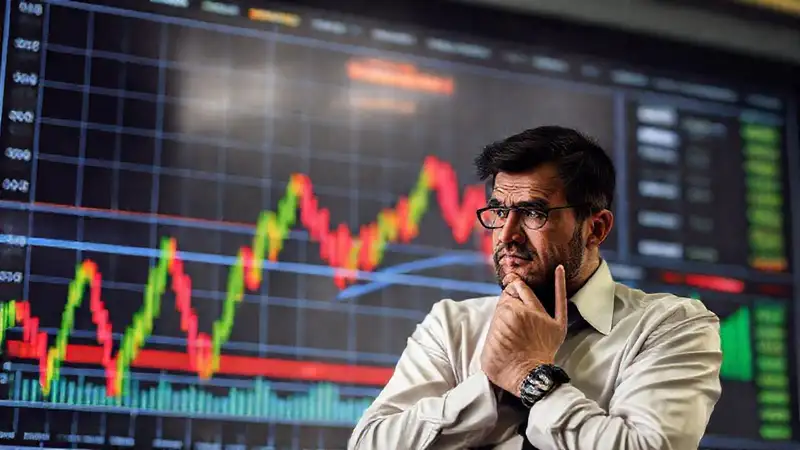 El mercado fluctúa, generando incertidumbre financiera
