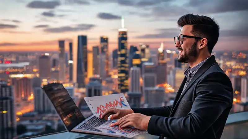 Inversor millennial busca éxito financiero a largo plazo