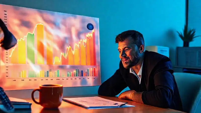Éxito financiero se visualiza con calma