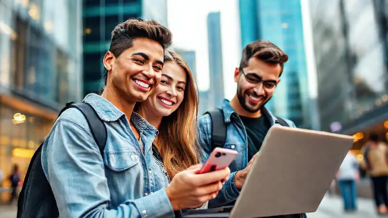 Jóvenes urbanos confían en tecnología y dinero