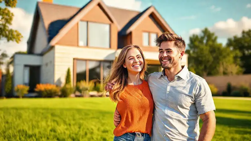 Pareja moderna disfruta un estilo de vida