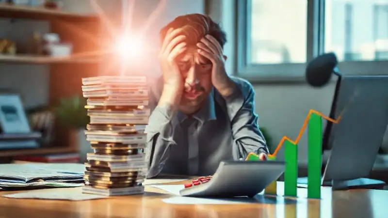 Superar deudas busca libertad financiera brillante
