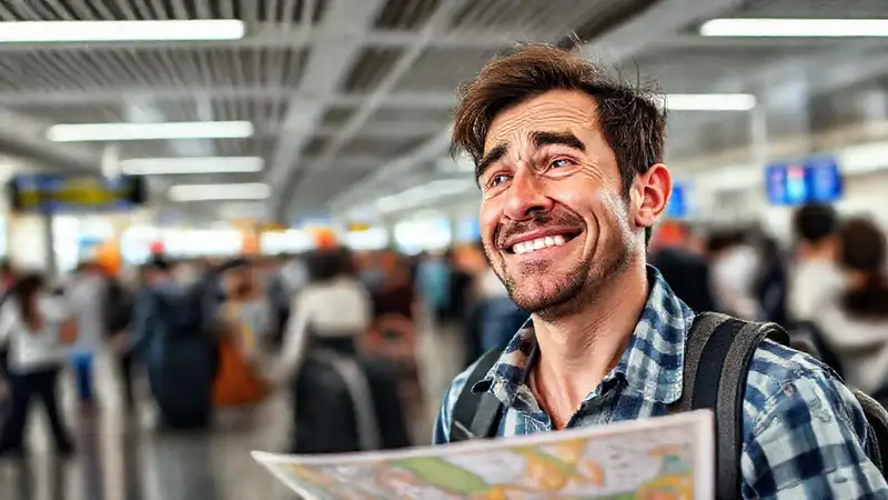 Viaje frustrante, mapas confusos y escape tranquilo