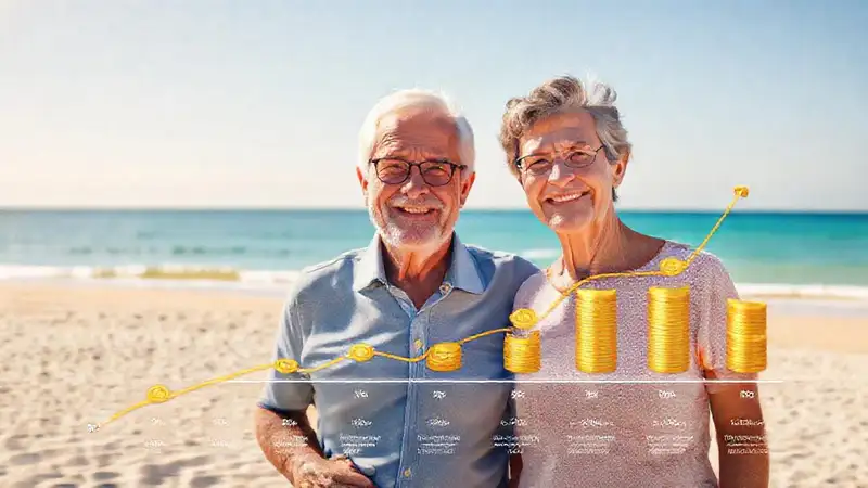 Jubilados planean libertad financiera en la playa