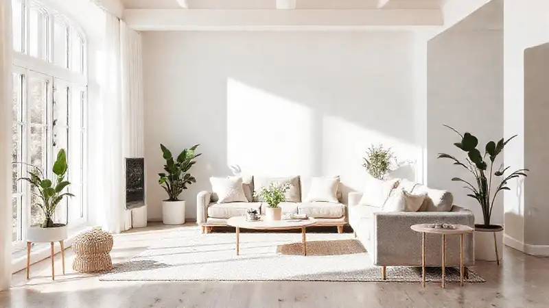 Un salón escandinavo