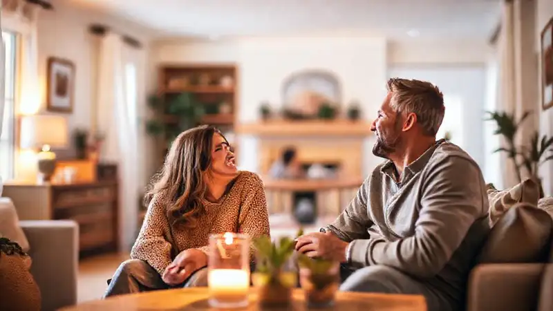 Un ambiente cálido y feliz