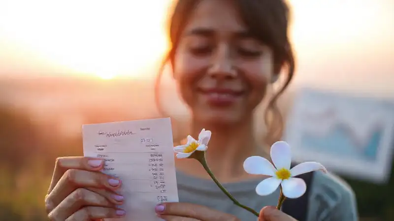 Alivio financiero con esperanza floreciente