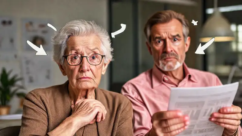 Una pareja confusa planea su jubilación