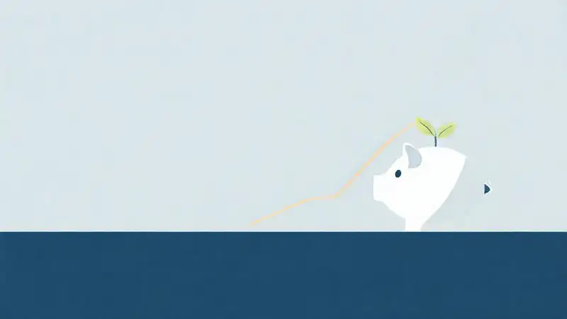 Ilustración minimalista y positiva de crecimiento