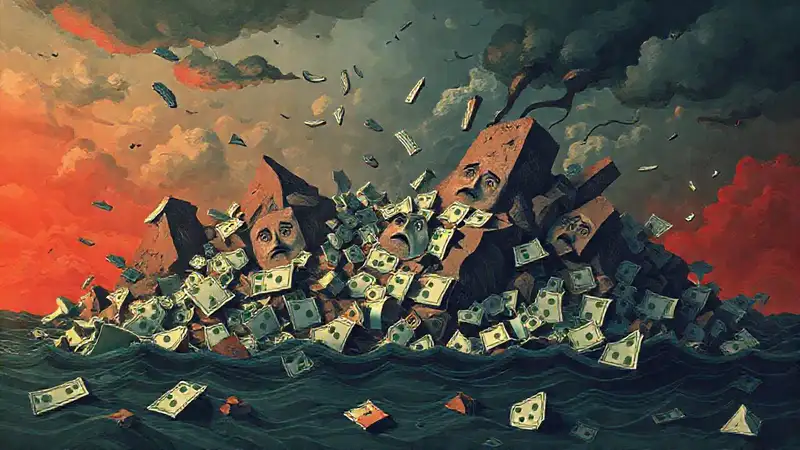 La crisis financiera genera desesperación y pérdida