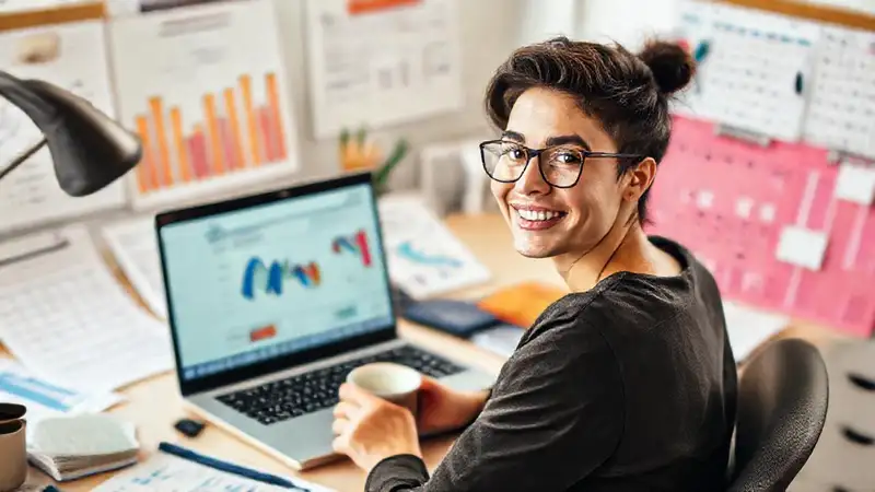 El trabajador freelance prospera con organización