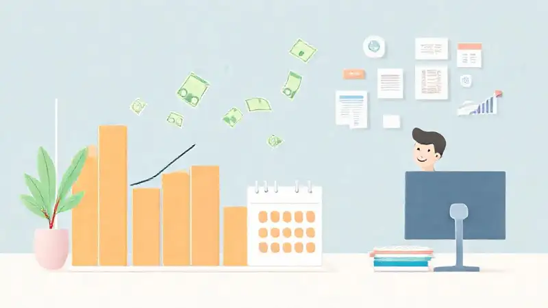 Un diseño minimalista organiza finanzas visualmente