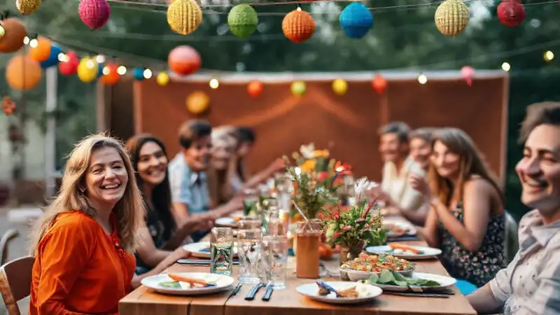 Una fiesta ecológica y alegre