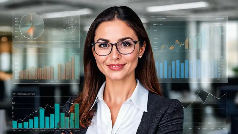 Mujer profesional negocia su salario con confianza
