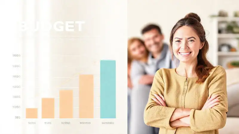 Planificación financiera feliz y optimista