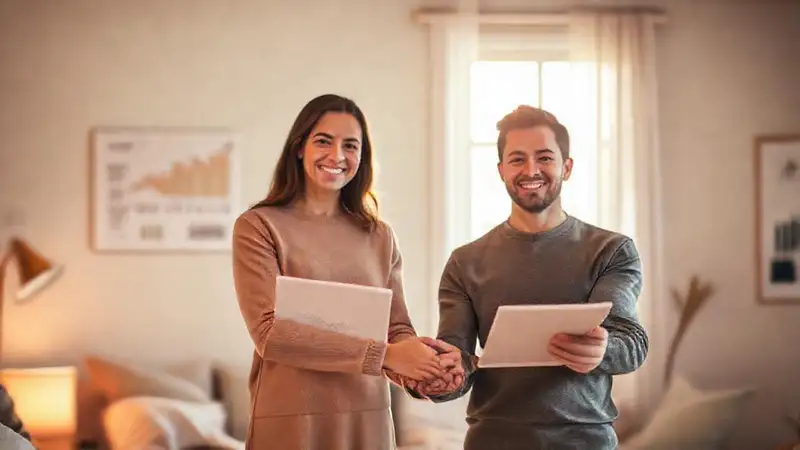 Una pareja construye un futuro seguro