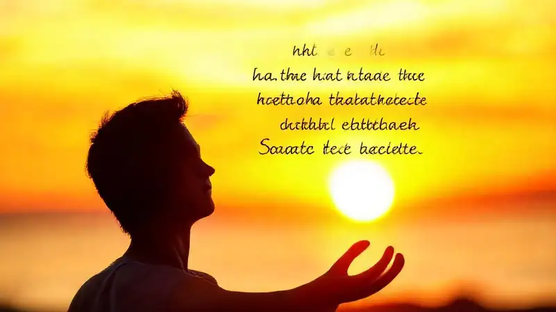 Meditación inspiradora al amanecer