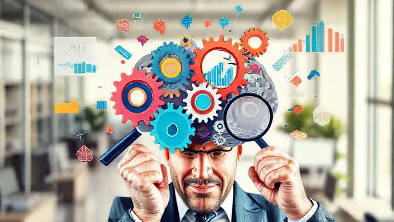 El cerebro analiza datos financieros estratégicos