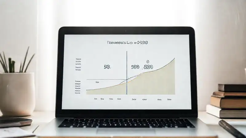 Planificación financiera visualmente organizada y tranquila