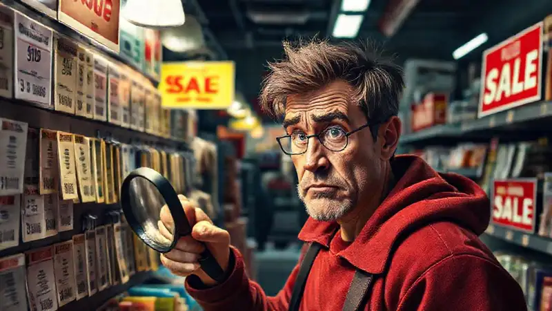 La tienda engañosa ofrece precios cuestionables
