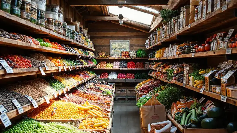 Supermercado: colores, vida y sostenibilidad